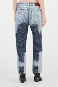 JC Straight Wide Leg Trousers Blue Washed Denim INDIGO VFJ050-VF259