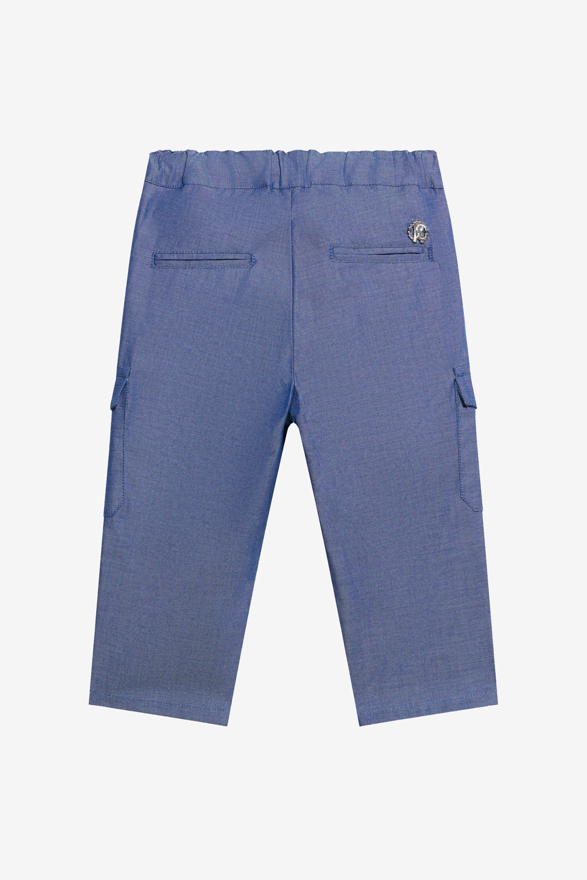 JU Blue Denim Cargo Jeans JU Blue Denim Cargo Jeans MEDIUM BLUE WJJ202-DL013