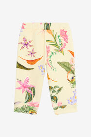JU Floral cotton pants YELLOW VJT204-5OP32