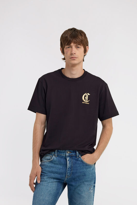 JC Just Cavalli T-shirt JC Just Cavalli T-shirt Negro TFT043-TF060