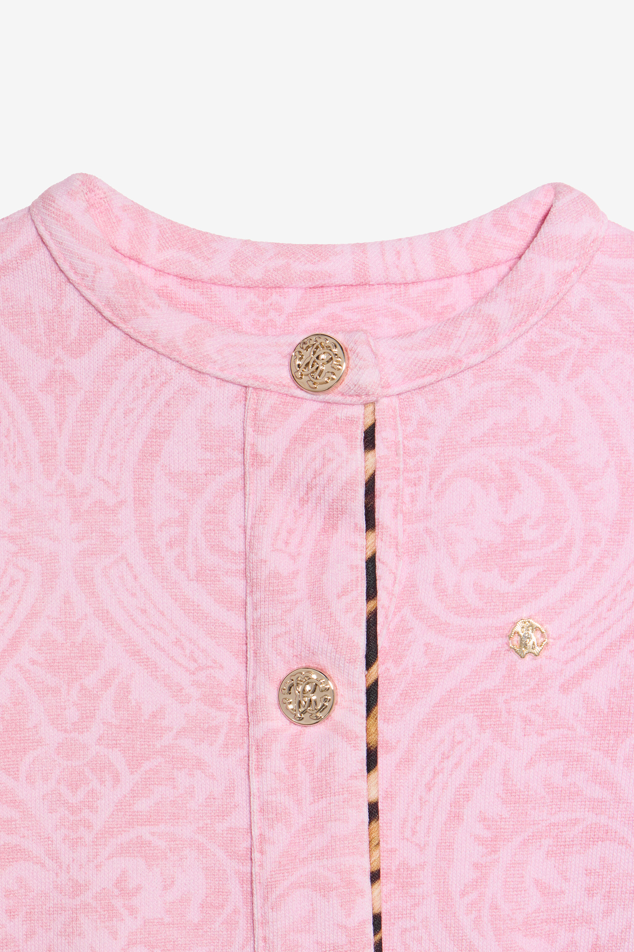 JU Pink Cotton Sweatshirt JU Pink Cotton Sweatshirt BABY ROSE VJT692-5OP28