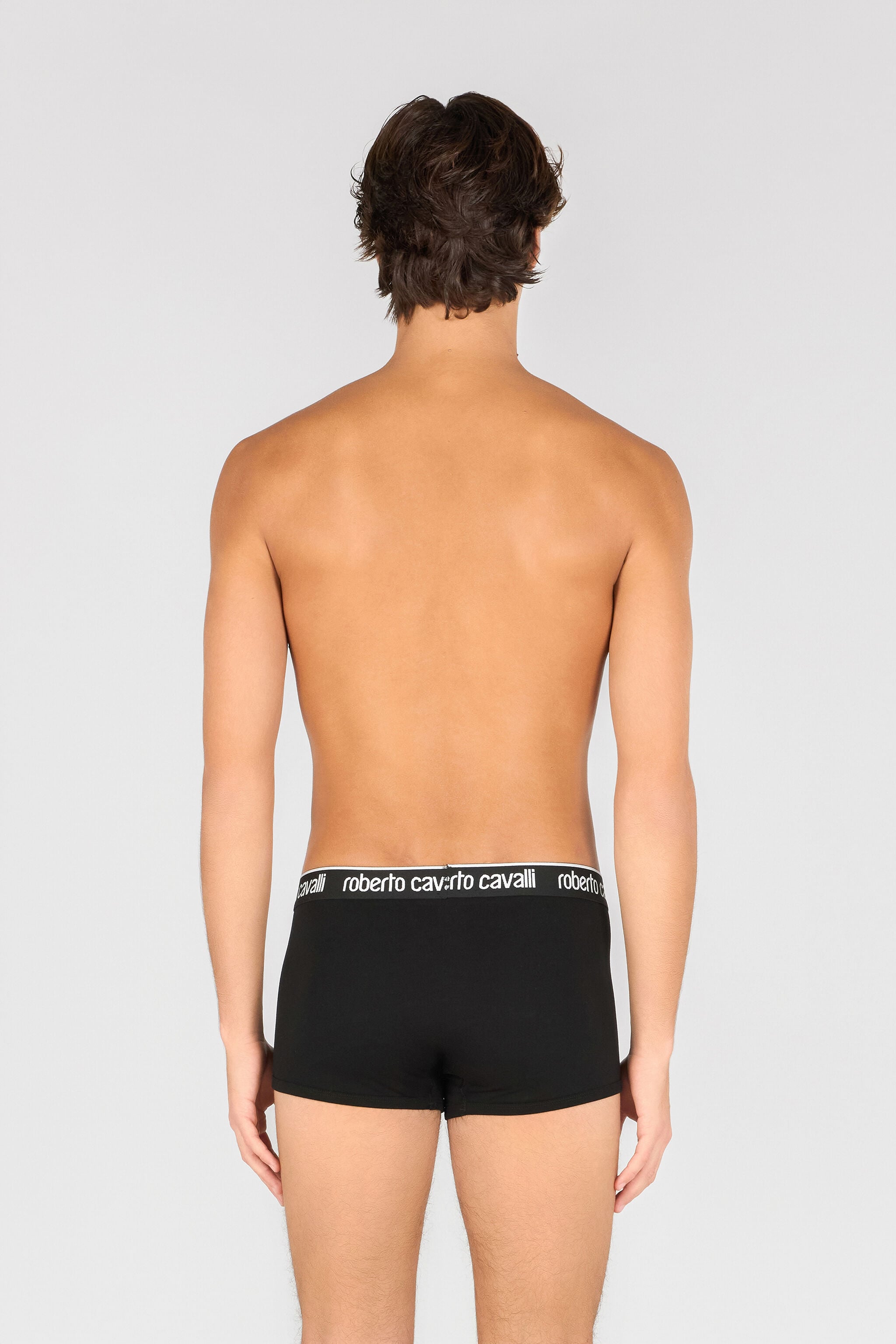 RC Roberto Cavalli Logo Boxer Shorts RC Roberto Cavalli Logo Boxer Shorts Black TRO02A-JJ016