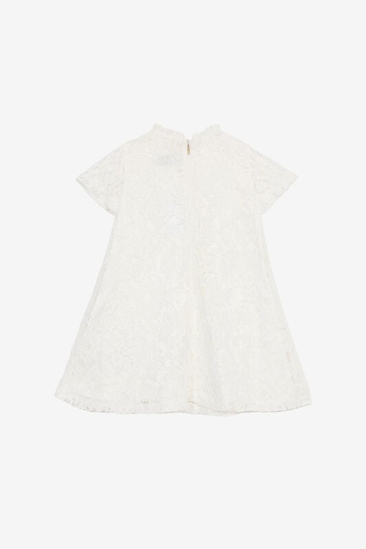JU Dress With Broderie Anglaise Design JU Dress With Broderie Anglaise Design White UJT10S-RP001