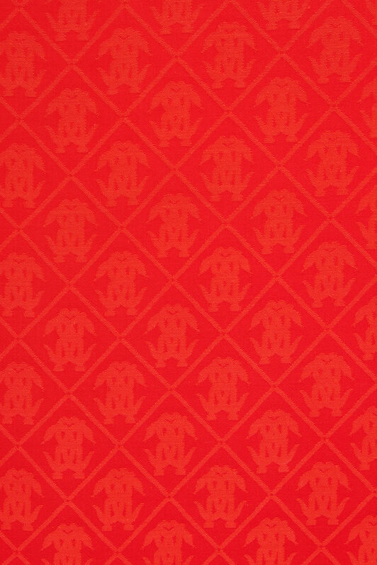 RC Monogram Print Stole RC Monogram Print Stole CORAL RED WQI001-RK010
