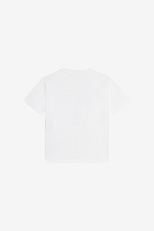 JU T-shirt en coton imprimé JU T-shirt en coton imprimé OPTICAL WHITE VJT60A-JD001