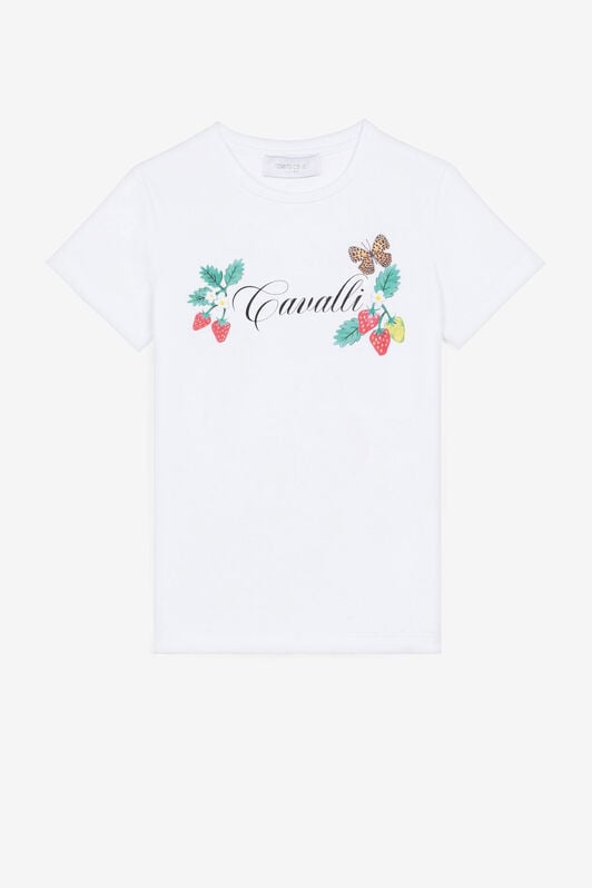 JU Logo-Print T-Shirt JU Logo-Print T-Shirt White QJT610-JV025