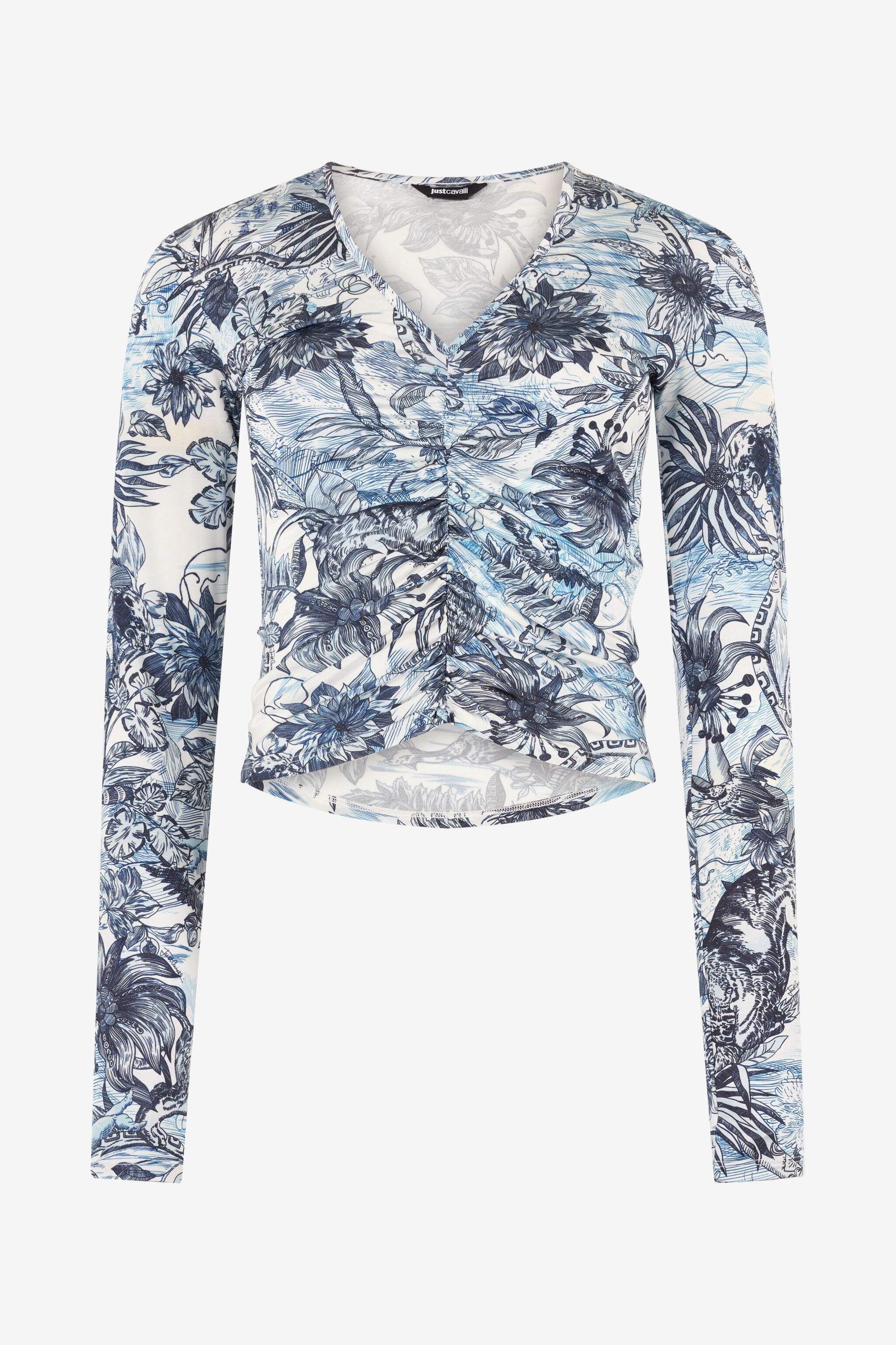 JC Top With Jungle Print JC Top With Jungle Print Light blue UFT137-UF191