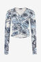 JC Top With Jungle Print JC Top With Jungle Print Light blue UFT137-UF191