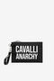 RC Slogan-Print Envelope Pouch BLACK PRB020-5R000