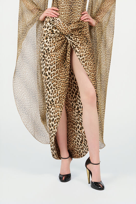 RC Leopard Print Sarong JAGUAR QOW00E-HVI17