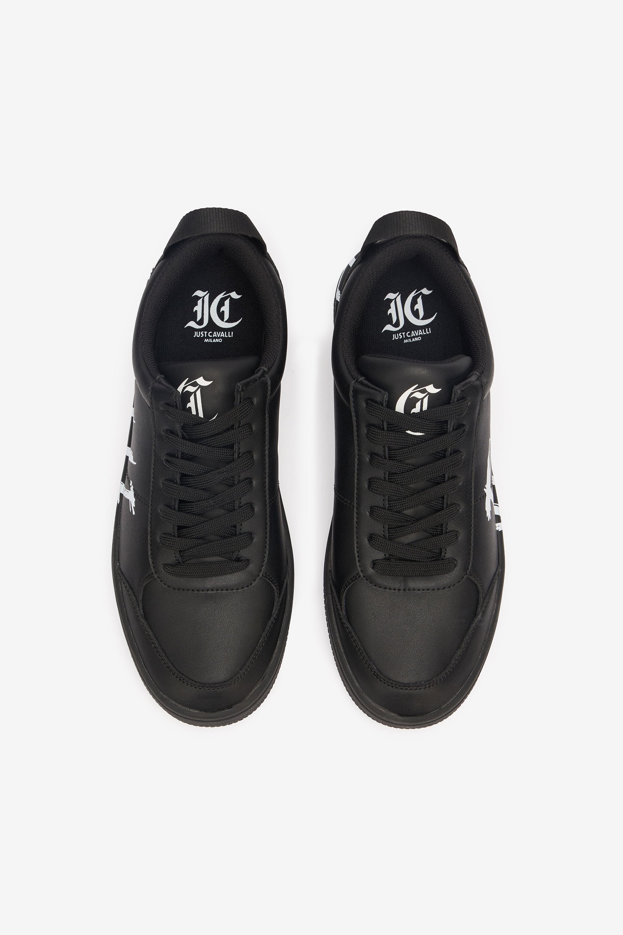 JC Sneakers Mit Graffiti-Logo JC Sneakers Mit Graffiti-Logo Schwarz UFS022-UF297