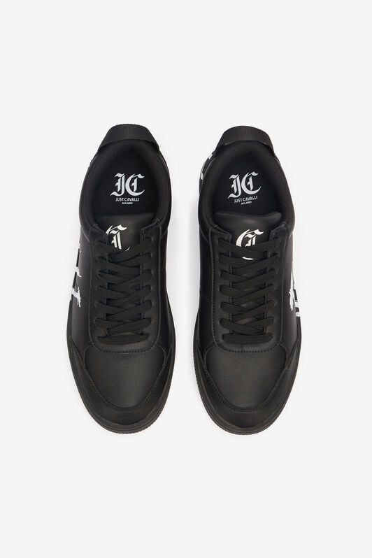 JC Sneakers Mit Graffiti-Logo JC Sneakers Mit Graffiti-Logo Schwarz UFS022-UF297