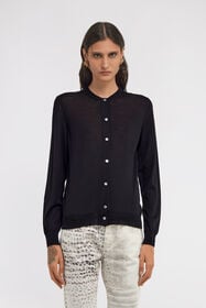 RC Cardigan En Laine Noir Noir SKM900-MA006