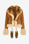 RC Giacca In Suede E Shearling RC Giacca In Suede E Shearling BROWN XQP401-ZC020