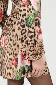 RC Mini Dress Jaguar Roses Print NATURAL XQT108-JRT24