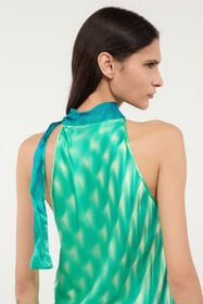 RC Silk Optical Glass-Print Top RC Silk Optical Glass-Print Top Light green UKT600-RYN47