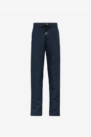 RC Side-stripe drawstring track pants Dark blue QRT207-FN061