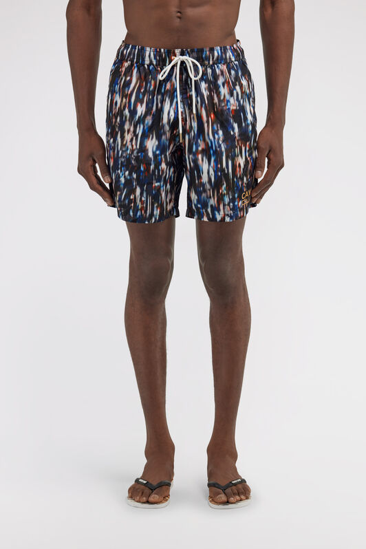 CL Abstract print swim trunks Dark blue SXH00A-5LN04