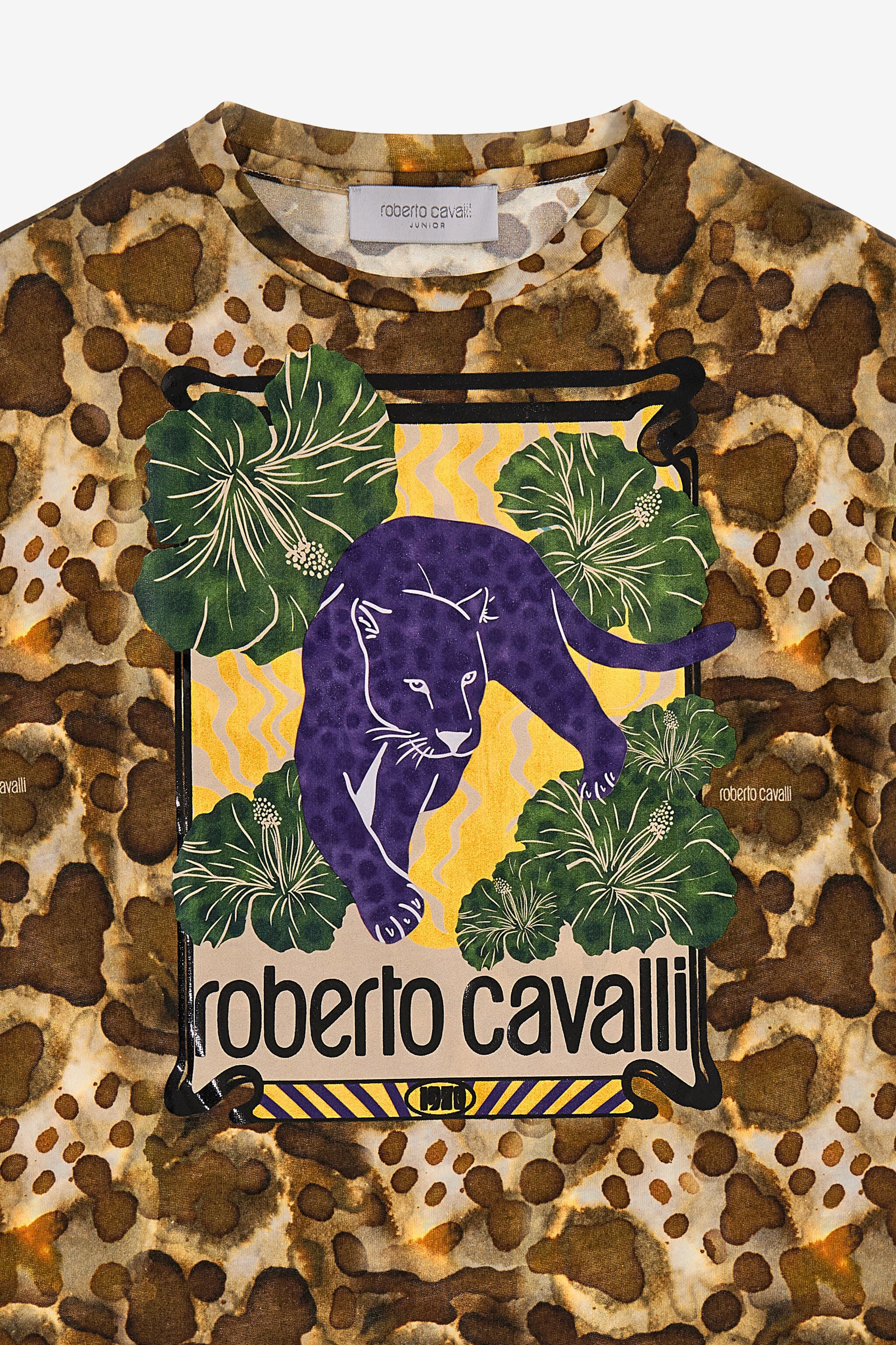 JU Jungle Print T-Shirt JU Jungle Print T-Shirt Light brown SJT613-JFI76