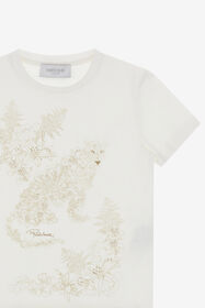 JU Floral Delight Tee White TJT64E-JD001