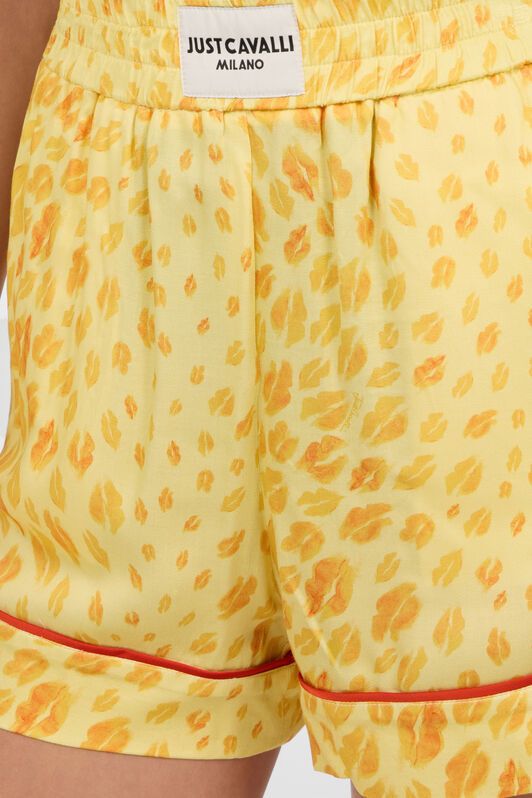 JC Shorts mit The Jaguar Kiss Print JC Shorts mit The Jaguar Kiss Print POP CORN WFT178-WF555
