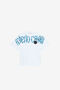 JU T-Shirt With RC Monogram Patch And Lettering JU T-Shirt With RC Monogram Patch And Lettering White UJT60J-JD001