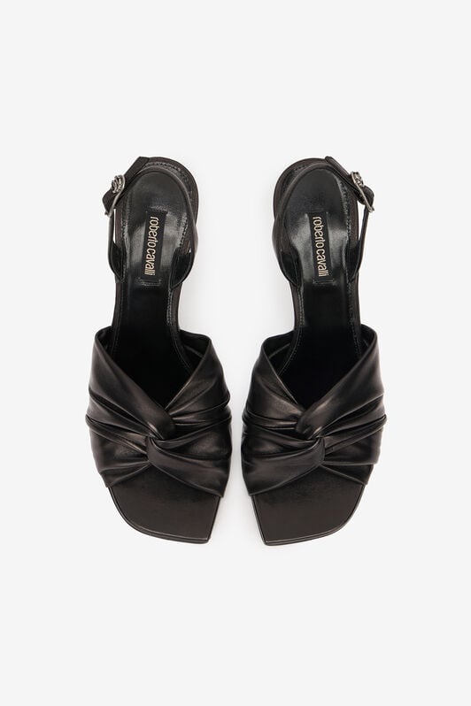 RC Leather Slingback Sandals RC Leather Slingback Sandals Black UKS006-PN003