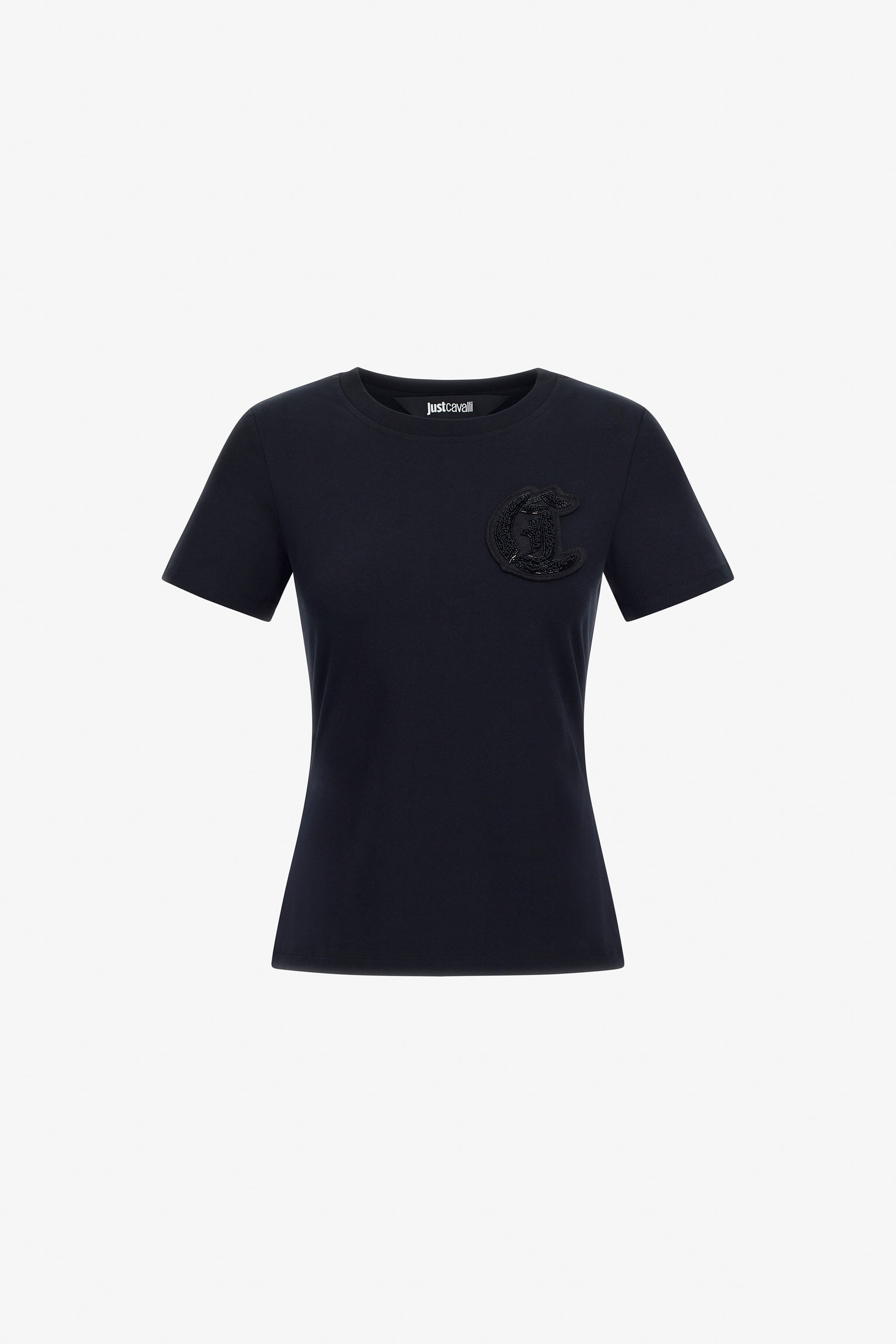 JC Just Cavalli T-shirt JC Just Cavalli T-shirt Black TFT100-TF156