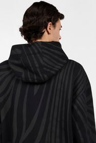 RC Zebra Print Sweatshirt BLACK XNT69A-FOT26