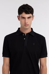RC Schwarzes Poloshirt Mit Monogram RC Schwarz SRT64B-KB002