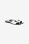 JC Mules Avec Monogramme JC JC Mules Avec Monogramme JC Blanc UFS071-UF393