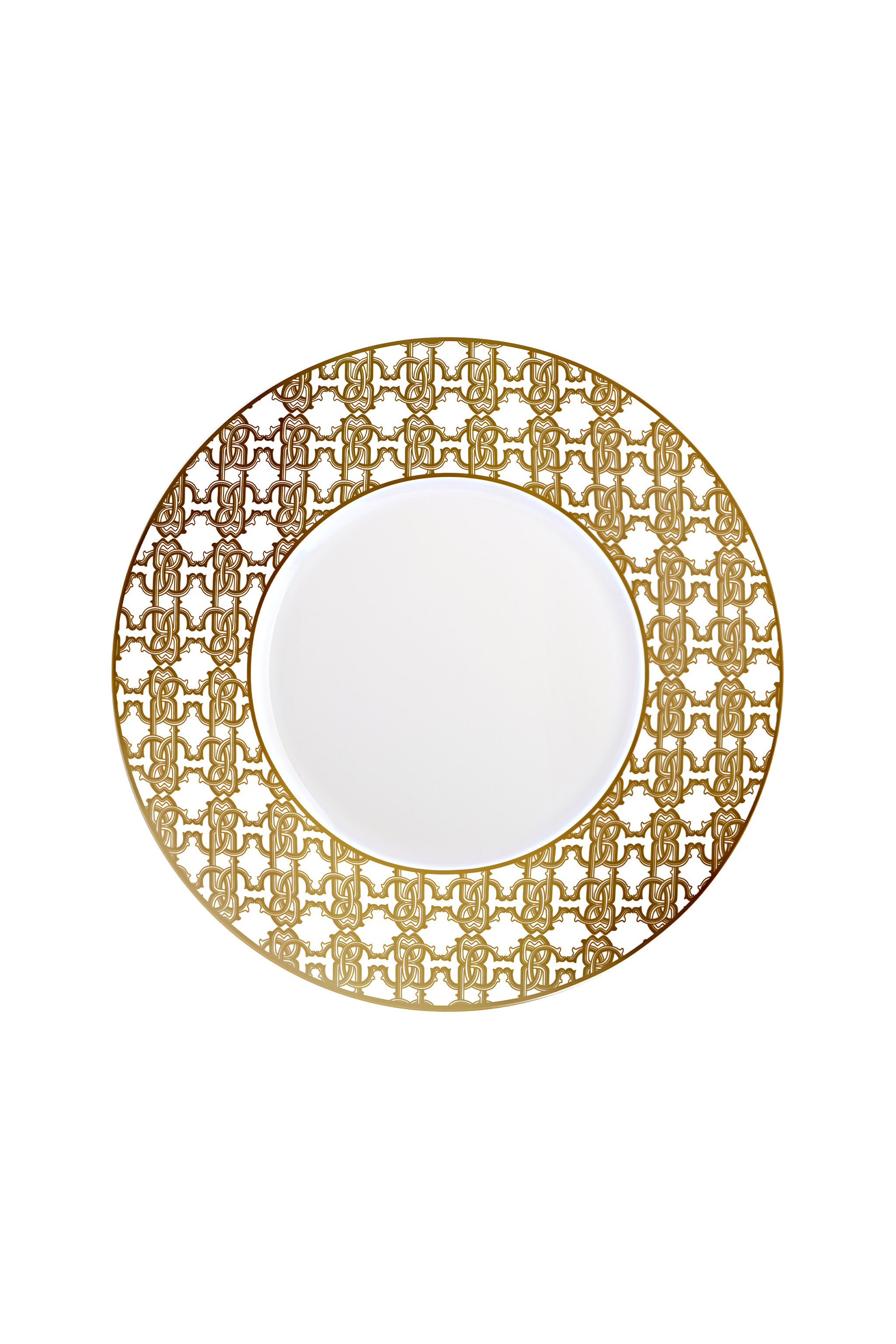 HO Monogram Gold 2 Dinner Plates Set HO Monogram Gold 2 Dinner Plates Set Gold RALA33-IA038
