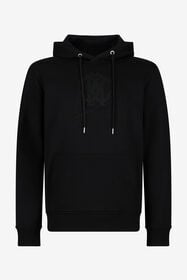 RC Sudadera Negra con Capucha Monogram RC BLACK QOT68A-CFU50