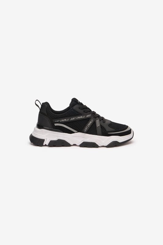 JC Sneakers With Branded Inserts JC Sneakers With Branded Inserts Black UFS018-UF293