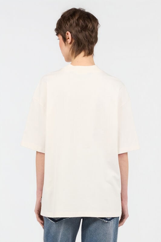 JC Beige T-Shirt With Logo JC Beige T-Shirt With Logo OFF WHITE WFT223-WF605