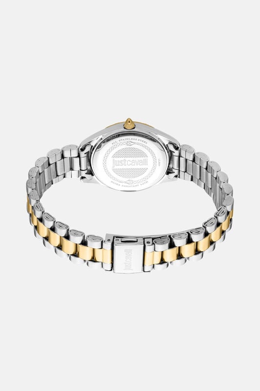 JC Just Cavalli Women Set, including a Glam Bracelet and Watch JC Just Cavalli Women Set, including a Glam Bracelet and Watch Silber/Gold RALT63-IT063