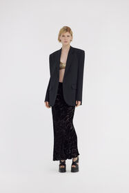 RC Chaqueta Negra de Cierre Sencillo Negro SWT402-HR005