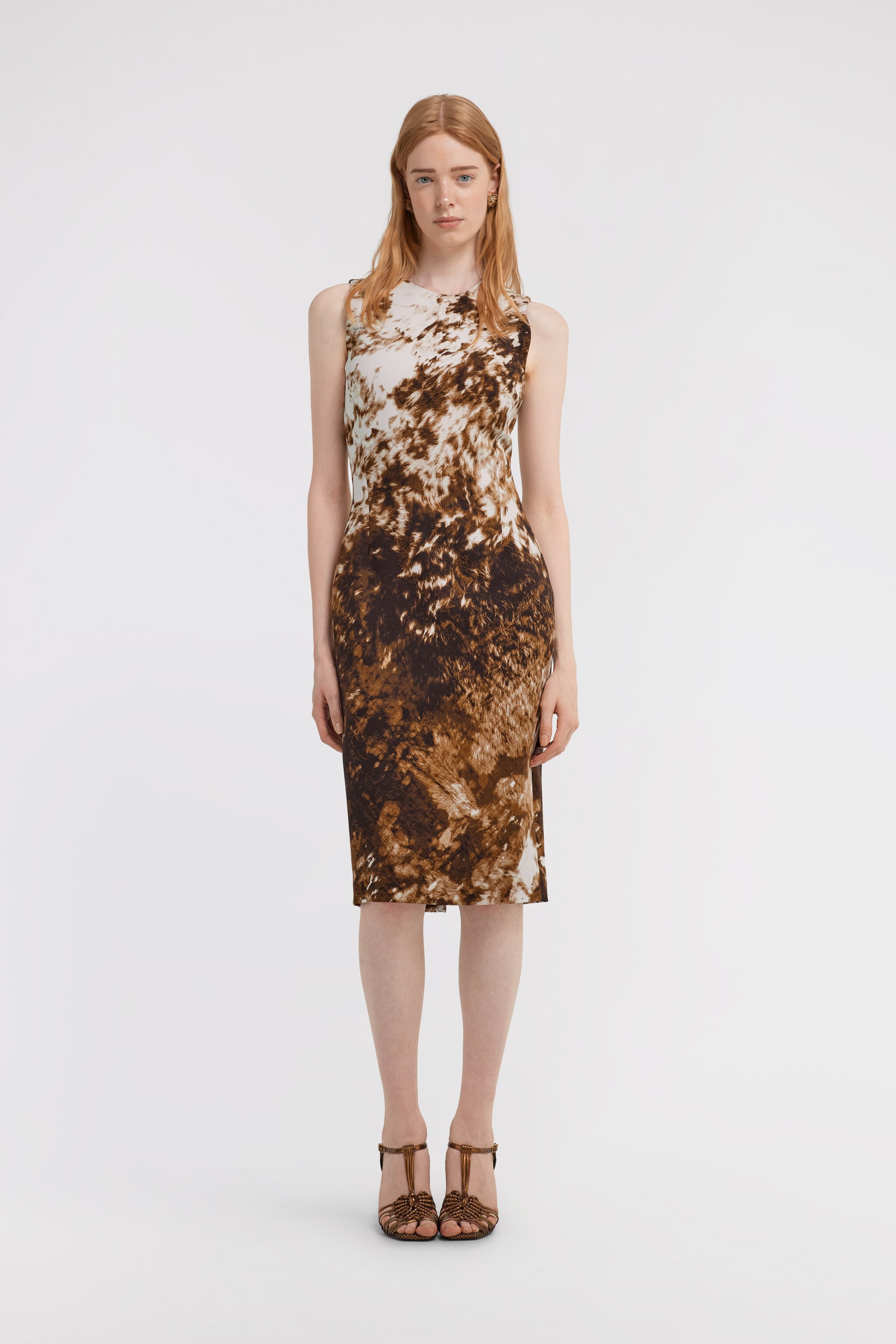 RC Appaloosa print Dress RC Appaloosa print Dress Brown TKT127-ORN08