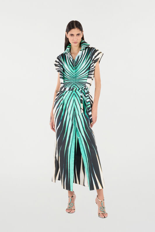 RC Robe Midi Imprimé Ray Of Sea RC Robe Midi Imprimé Ray Of Sea Bleu clair VKT105-RLM33