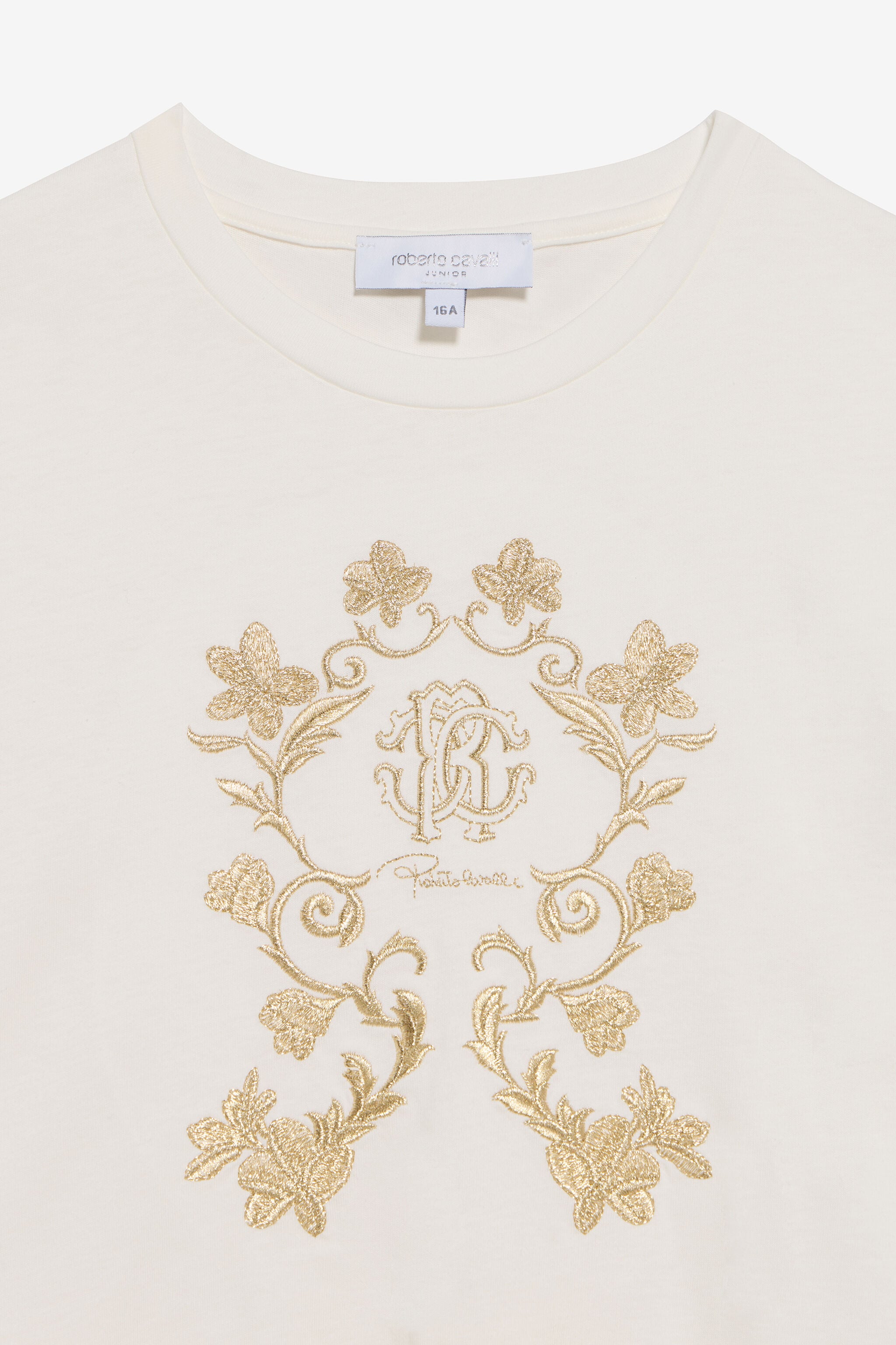 RC Abito con Stampa Gold Arabesque WHITE/GOLD TJT10L-JFN37