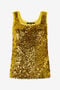 RC Top à paillettes dorées RC Top à paillettes dorées YELLOW WQT607-FT014
