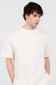 RC T-Shirt With Ray Print NATURAL WHITE XRT62C-3PSRP
