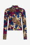 JC Flower Leopard Print Shirt JC Flower Leopard Print Shirt 700 BEIGE + 343 CILI VFT234-VF381