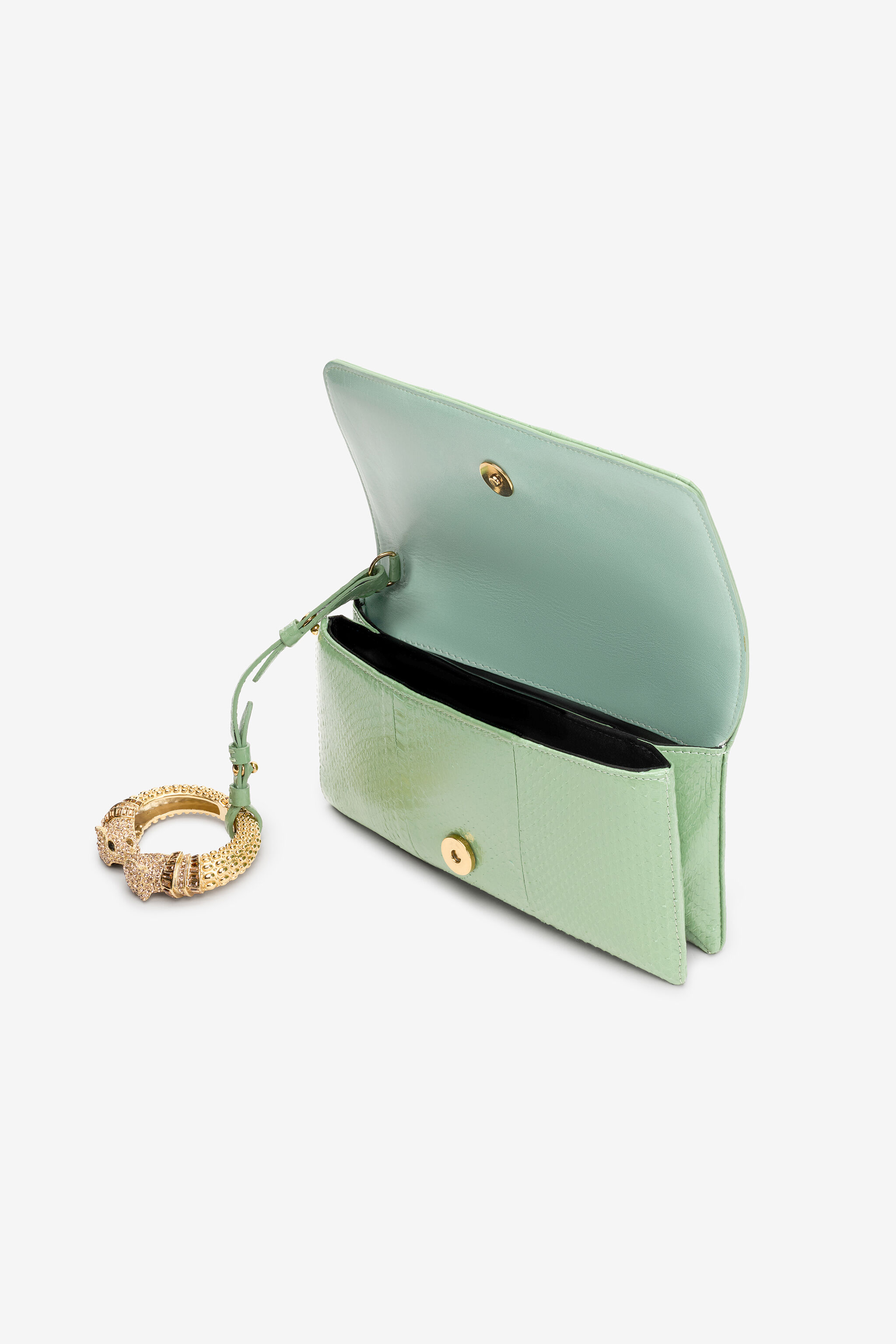 RC Roar Pochette aus grünem Leder RC Roar Pochette aus grünem Leder GREEN RKB012-UB012