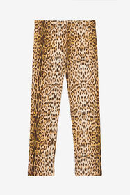 JU Pantalon De Sport À Imprimé Jaguar Skin Marron clair UJT23D-JFO52