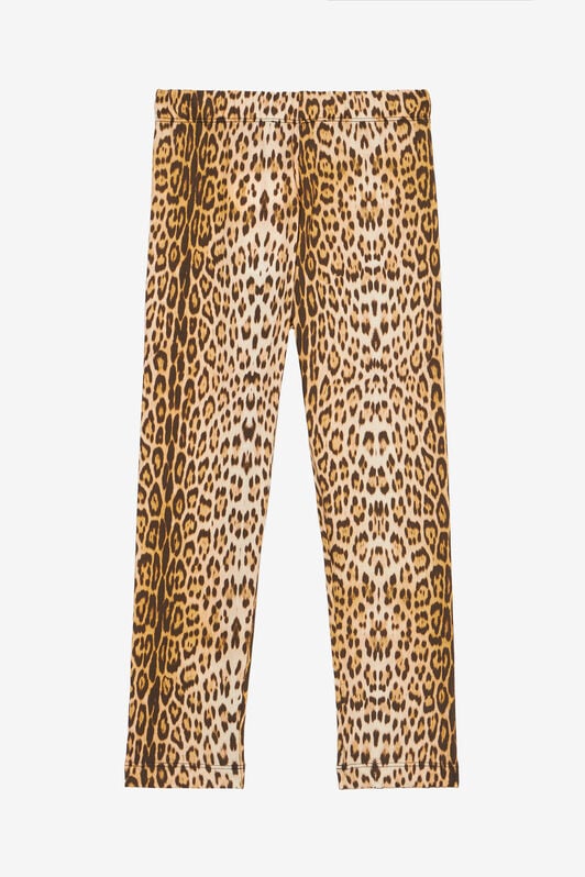 JU Sport Pants With Jaguar Skin Print JU Sport Pants With Jaguar Skin Print Light Brown UJT23D-JFO52