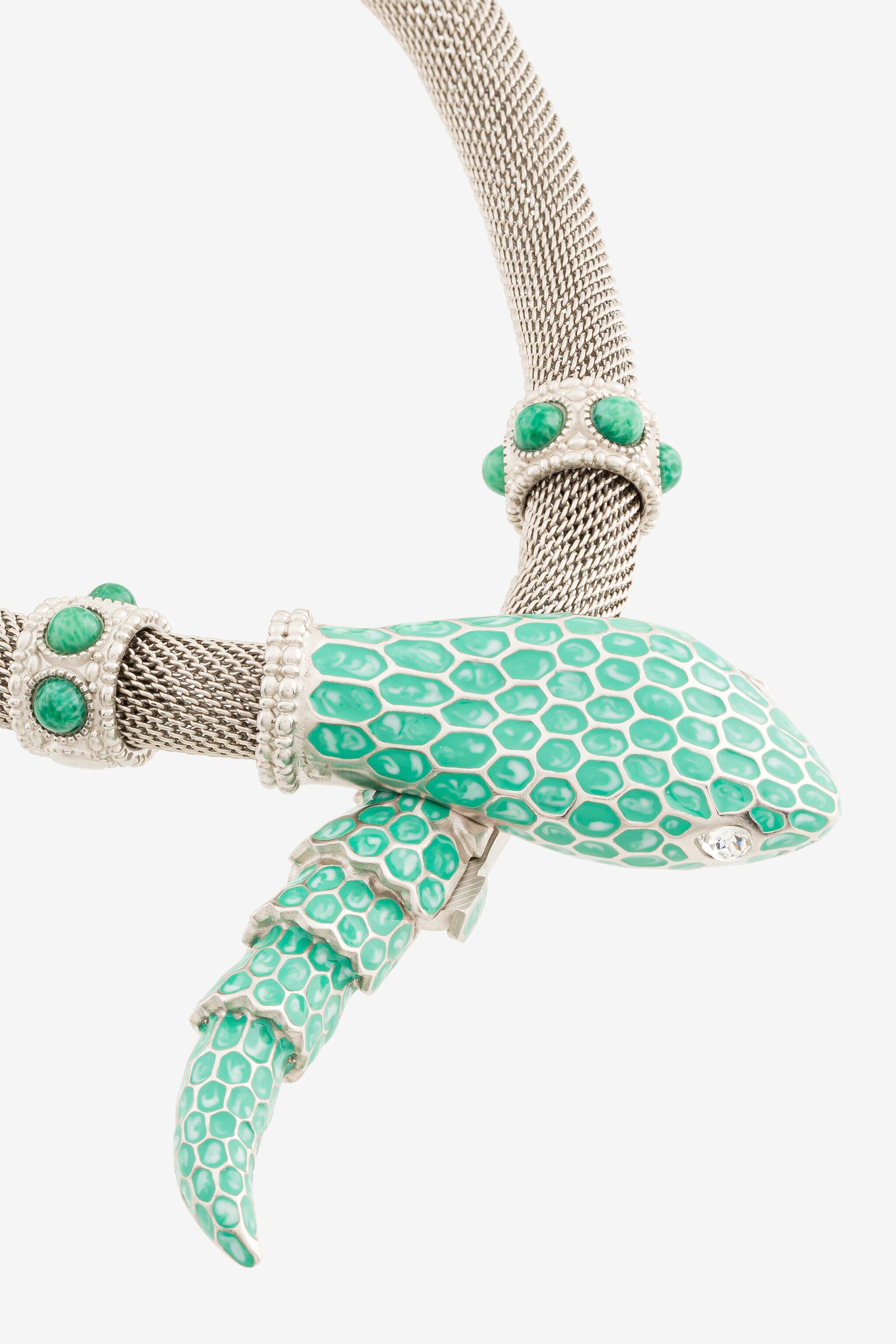 RC Snake enamel necklace RC Snake enamel necklace SILVER RWG010-AM081