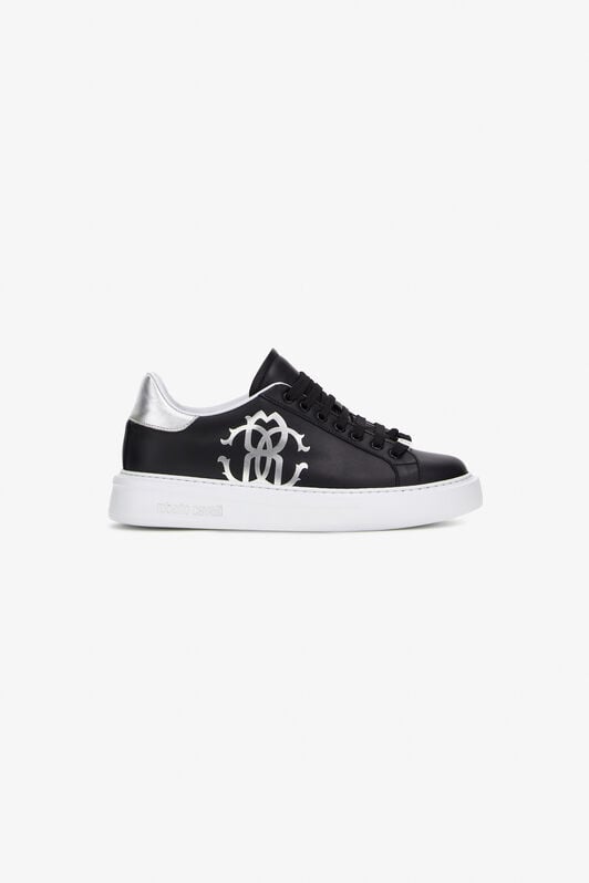 RC Sneakers with Monogram Mirror Snake Black NOS00C-PNO01
