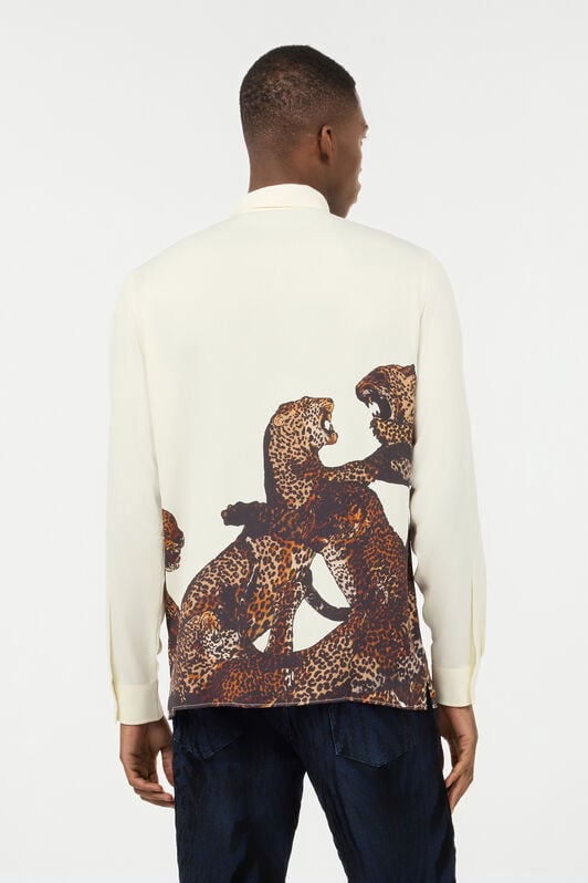 JC Just Cavalli Shirt JC Just Cavalli Shirt Ivory TFM010-TF081