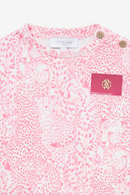 JU Felpa Stampa Animalier PINK UJT66C-5OO37